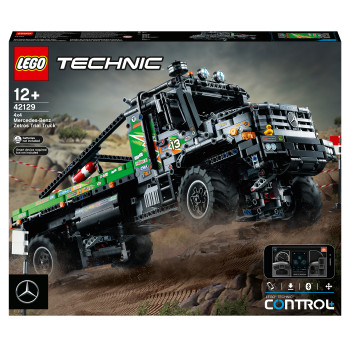 LEGO Technic Sterowana przez aplikację ciężarówka Mercedes-Benz Zetros z napędem na 4 koła