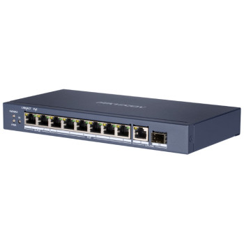 Hikvision Digital Technology DS-3E0510HP-E łącza sieciowe Nie zarządzany Gigabit Ethernet (10 100 1000) Obsługa PoE Niebieski