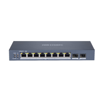 Hikvision Digital Technology DS-3E1510P-SI łącza sieciowe Zarządzany L2 Gigabit Ethernet (10 100 1000) Obsługa PoE Czarny