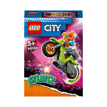 LEGO City Motocykl kaskaderski z niedźwiedziem