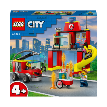 LEGO City Remiza strażacka i wóz strażacki