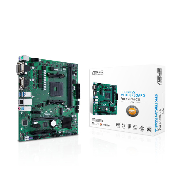 ASUS PRO A520M-C II CSM AMD A520 Socket AM4 micro ATX ASUS PRO A520M-C II CSM AMD A520 Socket AM4 micro ATX