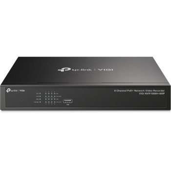 TP-Link VIGI NVR1008H-8MP Sieciowy Rejestrator Wideo (NVR) Czarny