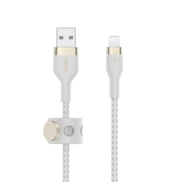 Belkin CAA010BT2MWH kabel USB 2 m USB A USB C Lightning Biały Belkin CAA010BT2MWH kabel USB 2 m USB A USB C Lightning Biały