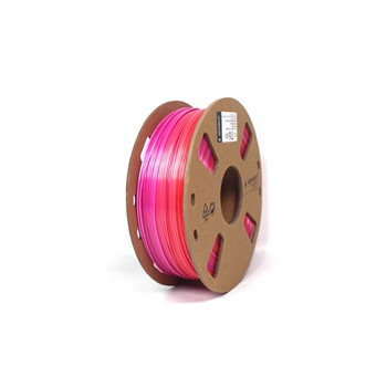GEMBIRD Tisková struna (filament) PLA, 1,75mm, 1kg, silk rainbow, červená/fialová
