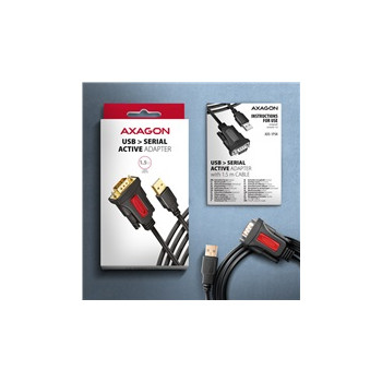 AXAGON ADS-1PSN, USB-A 2.0 - szeregowy RS-232 DB9-M Prolific adapter / kabel 1.5m