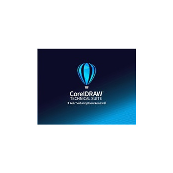 CorelDRAW Technical Suite 3 roky obnova pronájmu licence (Single) EN/DE/FR/ES/BR/IT/CZ/PL/NL