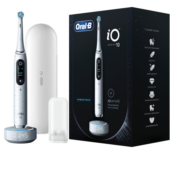 Oral-B iO Series 10 Dorosły Obrotowo-pulsacyjna szczoteczka do zębów Biały Oral-B iO Series 10 Dorosły Obrotowo-pulsacyjna szczoteczka do zębów Biały