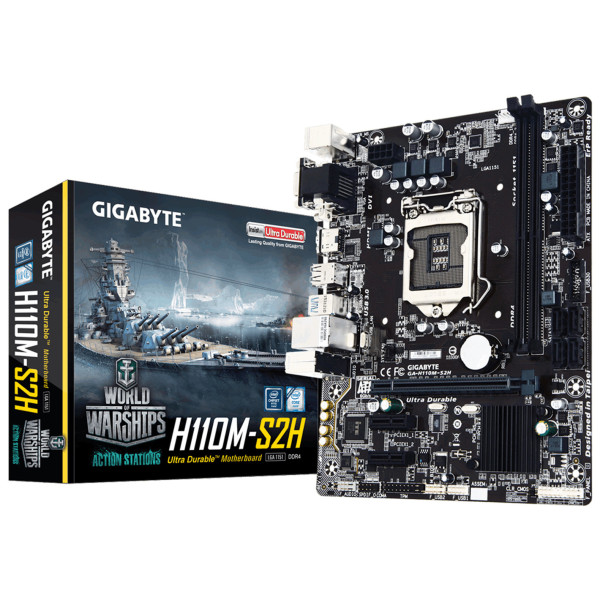 Gigabyte GA-H110M-S2H płyta główna Intel® H110 LGA 1151 (Socket H4) micro ATX Gigabyte GA-H110M-S2H płyta główna Intel® H110 LGA 1151 (Socket H4) micro ATX