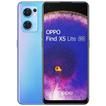 OPPO Find X5 Lite CPH2371 16,3 cm (6.43") Dual SIM Android 12 5G USB Type-C 8 GB 256 GB 4500 mAh Niebieski