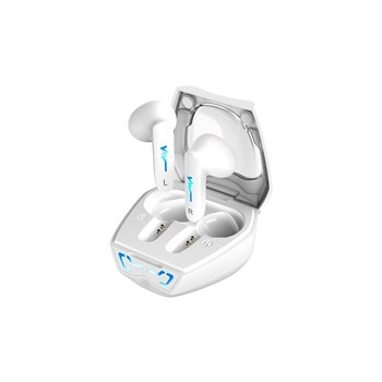 GENIUS bezdrátový headset TWS HS-M920BT/ bílý/ LED/ Bluetooth 5.0/ USB-C nabíjení