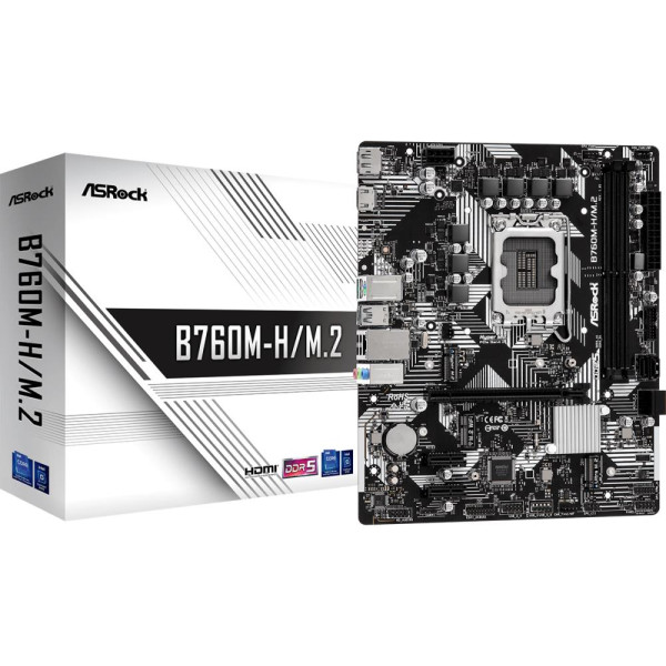 MB B760 S1700 MATX/B760M-H/M.2 ASROCK MB B760 S1700 MATX/B760M-H/M.2 ASROCK
