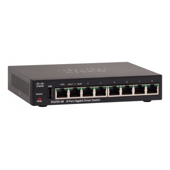 Switch Cisco SG250-08-K9-EU (8x 10/100/1000Mbps)