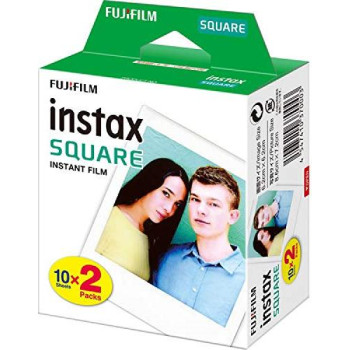 Fujifilm instax SQUARE film 2x 10, photo paper (white frame)