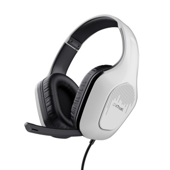 Trust GXT 415W Zirox Zestaw słuchawkowy Przewodowa Opaska na głowę Gaming Biały