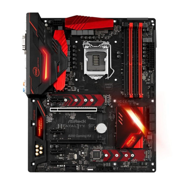 ASRock Mainboard Fatal1ty B250 Gaming K4 - ATX - LGA1151 Socket - Intel B250 Express ASRock Mainboard Fatal1ty B250 Gaming K4 - ATX - LGA1151 Socket - Intel B250 Express