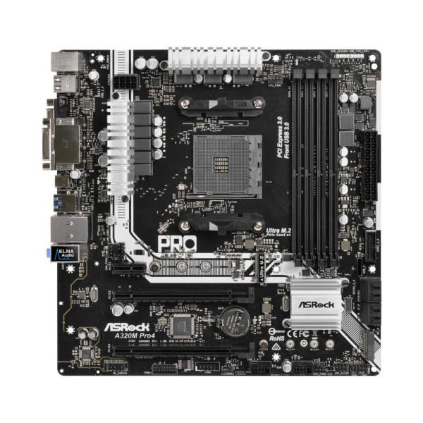 ASRock Mainboard A320M-HDV - Micro ATX - Socket AM4 - AMD A320 ASRock Mainboard A320M-HDV - Micro ATX - Socket AM4 - AMD A320