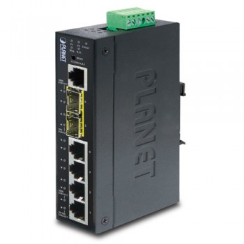 Switch PLANET IGS-5225-4T2S (4-PORT 1GB BASE-X SFP DIN RAIL)