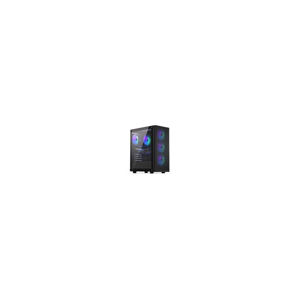 Endorfy skříň Ventum 200 ARGB / 4x120mm PWM ARGB fan / 2xUSB / tvrzené sklo / černá Endorfy skříň Ventum 200 ARGB / 4x120mm PWM ARGB fan / 2xUSB / tvrzené sklo / černá