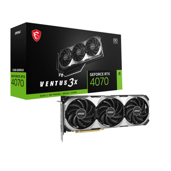 MSI GEFORCE RTX 4070 VENTUS 3X E 12G OC karta graficzna NVIDIA 12 GB GDDR6X MSI GEFORCE RTX 4070 VENTUS 3X E 12G OC karta graficzna NVIDIA 12 GB GDDR6X