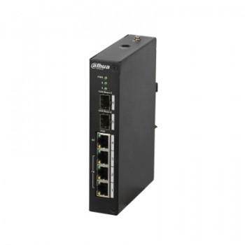 Switch DAHUA PFS4206-4P-120 (1x 10/100/1000Mbps, 3x 10/100Mbps)