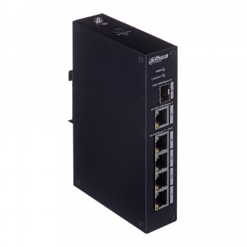 Switch DAHUA DH-PFS3106-4P-60 (1x 10/100/1000Mbps, 4x 10/100Mbps)