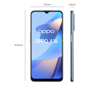 OPPO A16 16,6 cm (6.52") Dual SIM Android 11 4G USB Type-C 3 GB 32 GB 5000 mAh Niebieski