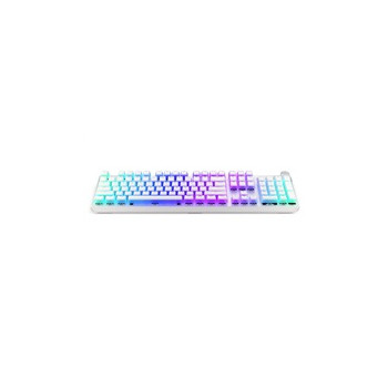 Endorfy herní klávesnice Thock Red Onyx White Pudding/ bezdrátová / red switch / mechanická / US layout / bílá RGB