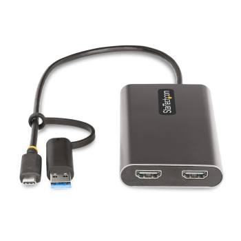 StarTech.com 109B-USBC-HDMI zewnętrzna karta graficzna usb 3840 x 2160 px Szary
