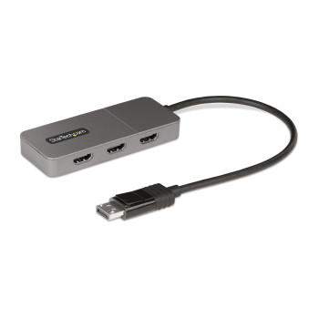 StarTech.com MST14DP123HD adapter kablowy 0,3 m DisplayPort 3 x HDMI Szary
