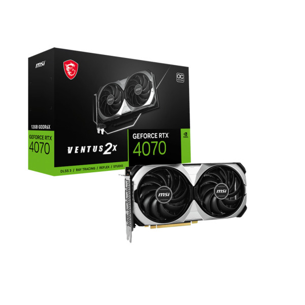 MSI GEFORCE RTX 4070 VENTUS 2X 12G OC karta graficzna NVIDIA 12 GB GDDR6X MSI GEFORCE RTX 4070 VENTUS 2X 12G OC karta graficzna NVIDIA 12 GB GDDR6X