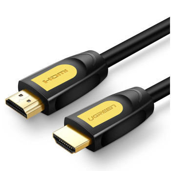 Ugreen 10128 kabel HDMI 1,5 m HDMI Typu A (Standard) Czarny, Żółty