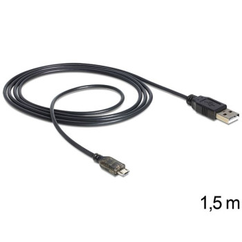 Kabel USB Micro AM-MBM5P 1.5m (Wskaźnik ładowania LED)