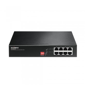 Switch EDIMAX ES-1008PH V2 (Long Range 8-Port Fast Ethernet 4x PoE+ & DIP Switch)