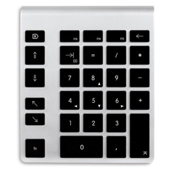 Klawiatura numeryczna NewerTech bluetooth do klawiatury Apple aluminium czarna