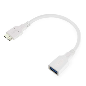 Kabel OTG USB 3.0 AF do microUSB BM, Y-C453