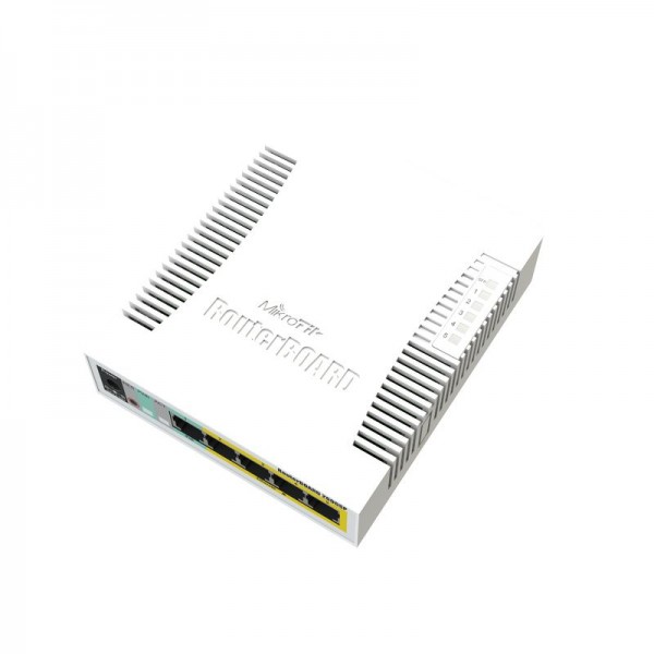 MikroTik RB260GSP Switch CSS106-1G-4P-1S, 5x RJ MikroTik RB260GSP Switch CSS106-1G-4P-1S, 5x RJ