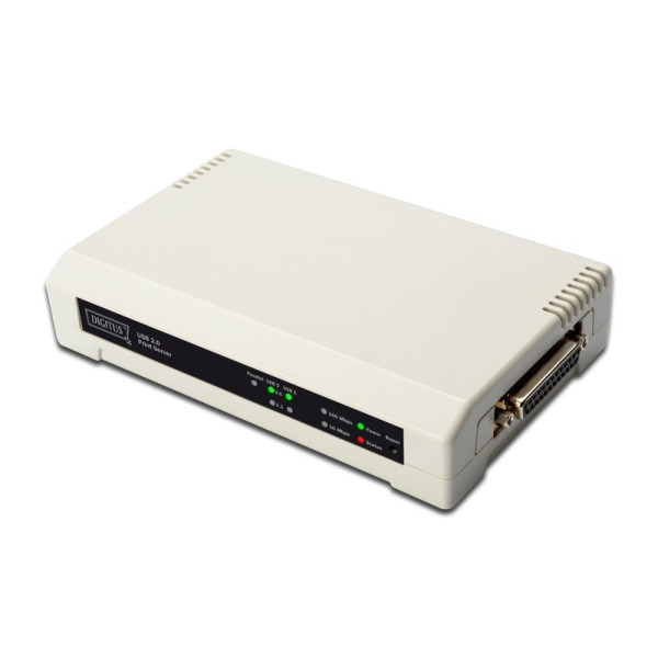 Serwer wydruku 10/100Mbps 2xUSB2.0 + 1xLPT Serwer wydruku 10/100Mbps 2xUSB2.0 + 1xLPT