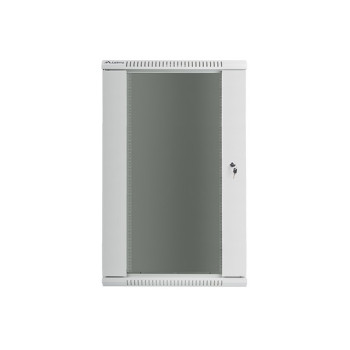 Szafa instalacyjna wisząca 19 22U 600X600mm szara (drzwi szklane)