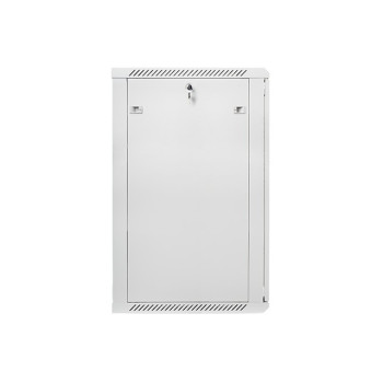 Szafa instalacyjna wisząca 19 22U 600X600mm szara (drzwi szklane)