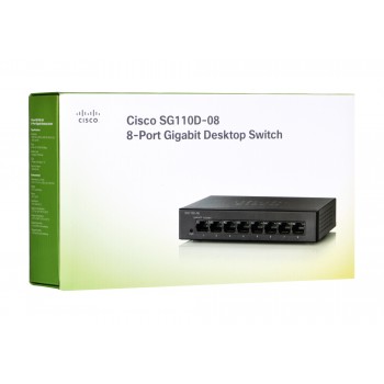 Switch Cisco SG110D-08-EU (8x 10/100/1000Mbps)