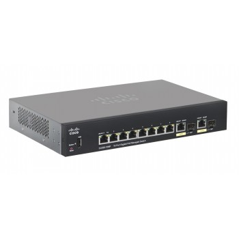 Switch PoE Cisco SG350-10MP-K9-EU (8x 10/100/1000Mbps)