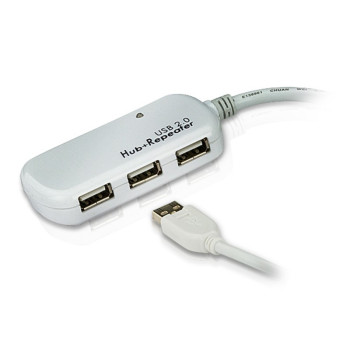 HUB/Przedłużacz USB 3porty 12cm UE-2120H