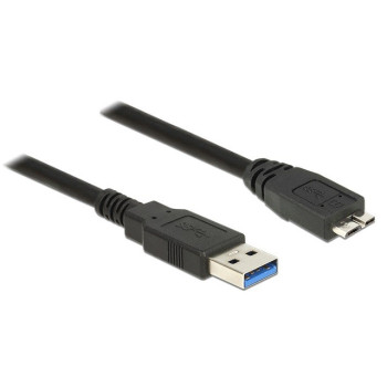 Kabel USB 3.0 3m micro AM-BM czarny