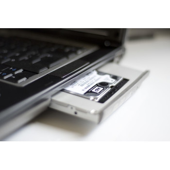 Ramka montażowa SSD/HDD do napędu CD/DVD/Blu-ray, SATA na SATA III, 9.5mm