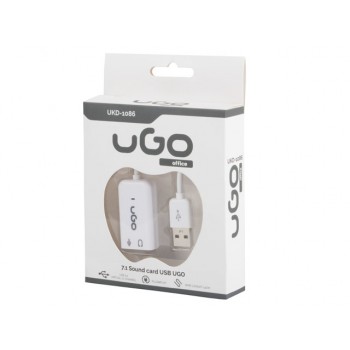 Karta dźwiękowe UGO UKD-1086 (Zewnętrzna, USB 2.0)
