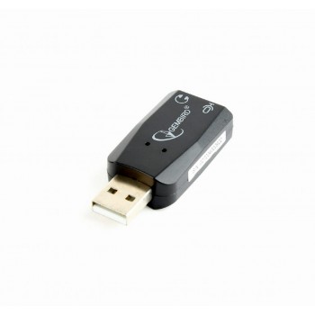 Karta dźwiękowe GEMBIRD SC-USB2.0-01 (Zewnętrzna, Jack 3,5mm, USB 2.0)