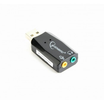 Karta dźwiękowe GEMBIRD SC-USB2.0-01 (Zewnętrzna, Jack 3,5mm, USB 2.0)
