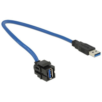 Moduł keystone gniazdo USB 3.0 AF - USB AM 250 z kablem