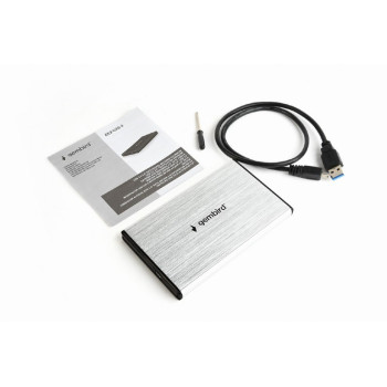 Obudowa dla dysków 2.5 USB3.0/aluminium/srebrna